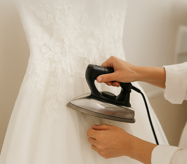 Hand Pressed to Perfection: Preserving the Beauty of Your Wedding Dress
